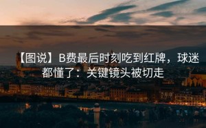 【图说】B费最后时刻吃到红牌，球迷都懂了：关键镜头被切走