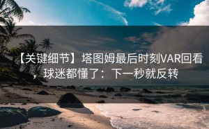 【关键细节】塔图姆最后时刻VAR回看，球迷都懂了：下一秒就反转